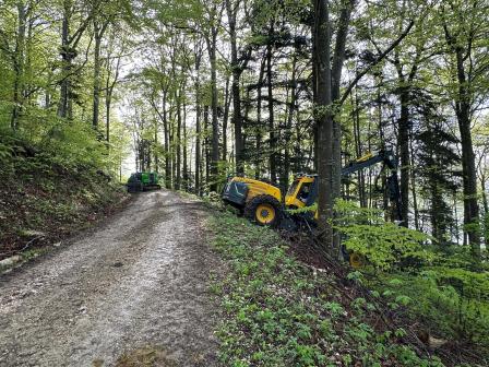 T-Winch mit Harvester