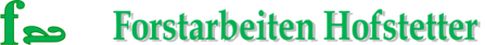 Logo Forstarbeiten Hofstetter